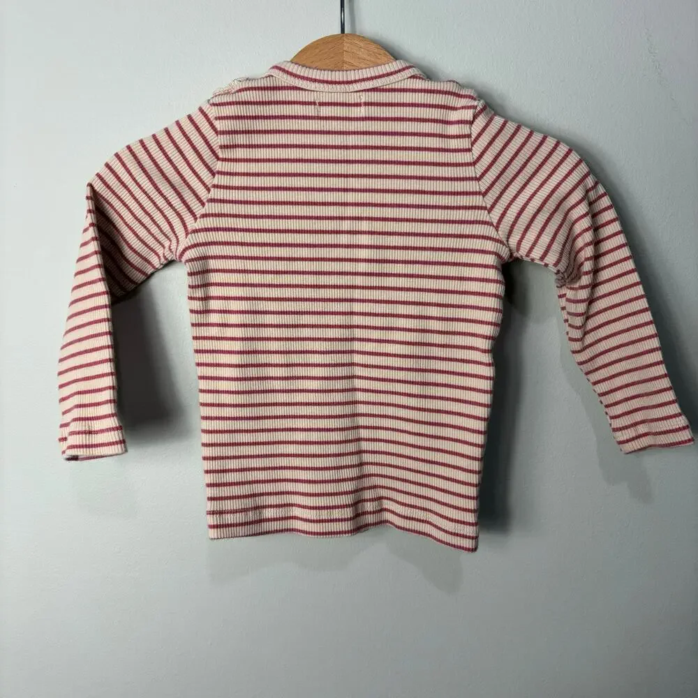 Maison Me Ribbed Ruffle Top 12-18m - Picture 4 of 4